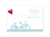Bicycle Built For Two - Response Card and Envelope