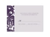 Forever Color - Plum - Response Card and Envelope