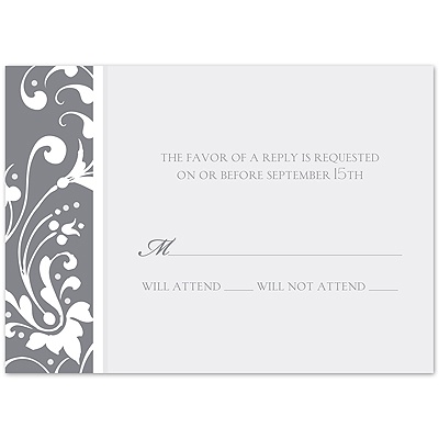 Forever Color - Mercury - Response Card and Envelope