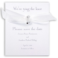 Tie the Knot Save the Date