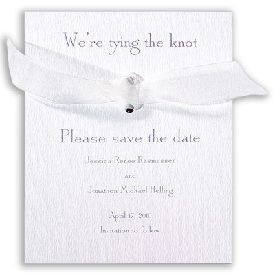 Tie the Knot Save the Date