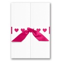Peek-a-Boo Hearts - Invitation