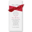 Sophisticated Border in Bright White - Invitation