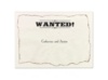 Wanted - Note Card and Envelope