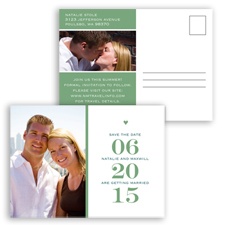 Stand Out Photo - Clover - Save the Date Postcard