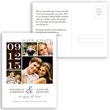 Big News Photo - Chocolate - Save the Date Postcard