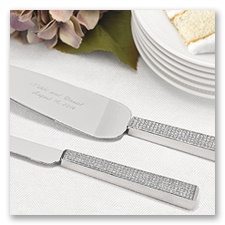 Personalized Band of Light Serving Set