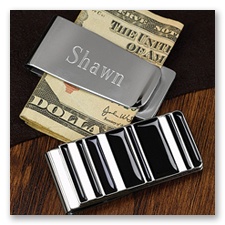 Personalized Banded Money Clip