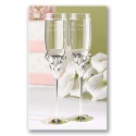 Personalized Gleaming Calla Lily Flutes