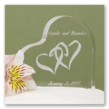 Personalized Eternal Love Cake Topper