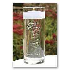 Personalized In Loving Memory Cylinder