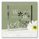 Personalized Blooming Love Cake Topper