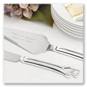 Personalized Entwined Hearts Serving Set
