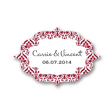 Layers of Color - Personalized Seal - Apple