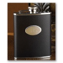 Personalized Leather Flask