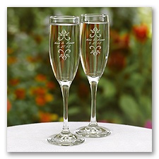 Personalized Florentine Flutes