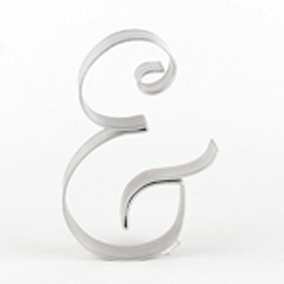 Metal Letter Cake Top
