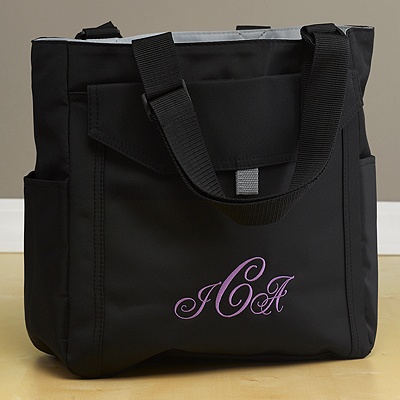 Personalized Jet Set Monogram Tote
