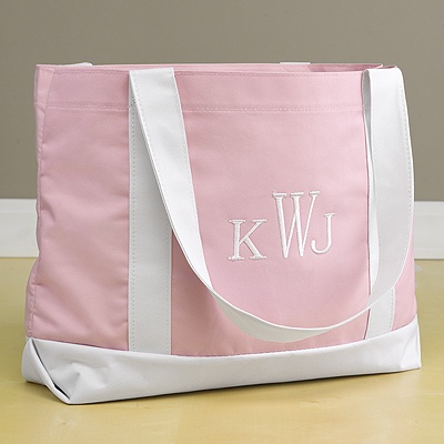 Monogrammed Canvas Tote on Personalized Indispensable Canvas Tote Bag   Invitations By David S