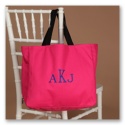 Personalized Tote Bags - Fuchsia