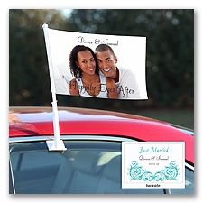 New Status - Personalized Photo Car Flag