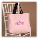 Personalized Tote Bags - Pink