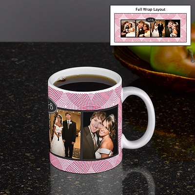 Love in Motion - Merlot - Personalized 11oz Photo Mug