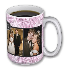 Love in Motion - French Kiss - Personalized 15oz Photo Mug