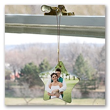 Stand-Out Star - Porcelain Photo Ornament