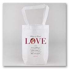 Love Squared Personalized Photo Tote Bag