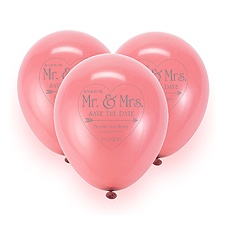 Balloon Save the Date - Rose