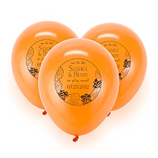 Balloon Save the Date - Orange