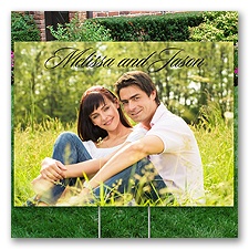 Personalized Photo Simplicity Yard Sign - Medium