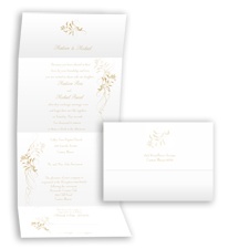 Wonderful Love - Golden - Invitation