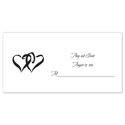 Bright White Design Choice Place Card
