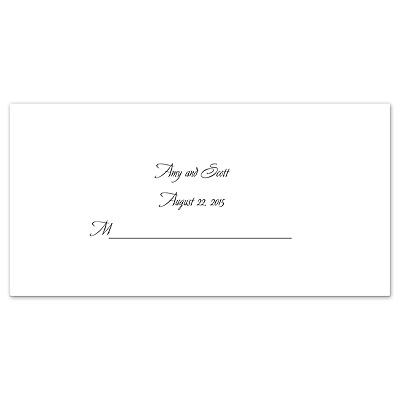 Bright White Non-Panel - Place Card