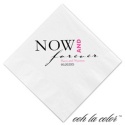Beverage White Napkin - Forever