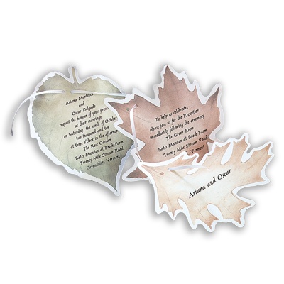 Gathering Leaves - Invitation