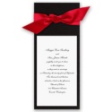 Wrapped in Love - Black Wrap & Bright  White Invitation