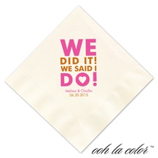 Beverage Ecru Napkin - We Did