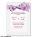 Refined Grace - Bright White / Printed Vellum Invitation