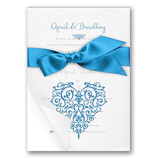Look of Love - Cornflower - Invitation