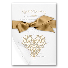 Look of Love - Golden - Invitation