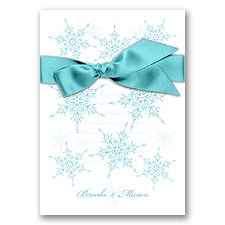Snowflake Elegance - Pool - Invitation