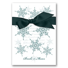Snowflake Elegance - Gem - Invitation