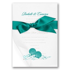 Seaside Elegance - Jade - Invitation
