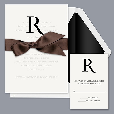 Modern Elegance Stamp - Chocolate