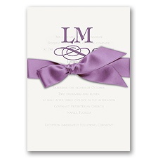 Modern Elegance Flourish - Invitation