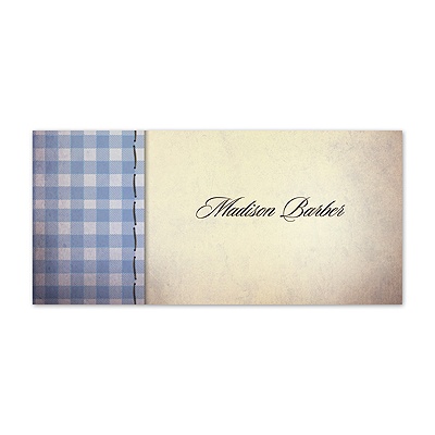 Country Fun - Blue - Place Card