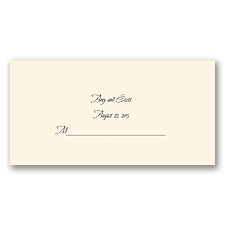 Ecru Place Card
